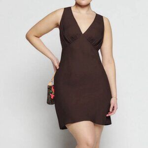 Reformation Calix Dress Cafe - Size XS